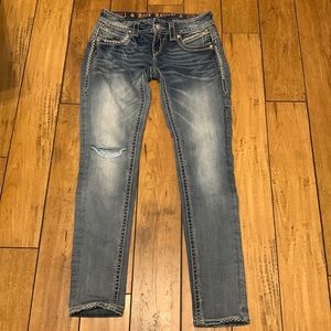 Rock revival Becky ankle skinny jeans